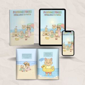 Pawsome Stories_Petualangan Di Pantai PawsomeStories – Buku Cerita & Mewarnai Petualangan Pantai