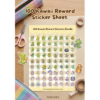 100pcs Stiker Reward Anak Lucu Motif Dinosaurus Galaxy Unicorn Animal + FREE 2 Reward Chart Printable - Animora Creative